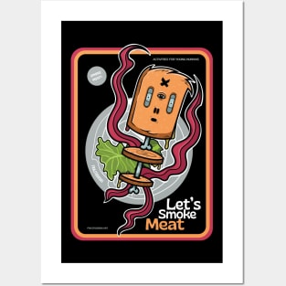 Let's smoke meat Posters and Art